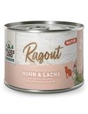 Ragout Huhn & Lachs mit Kürbis 12 x 180 g