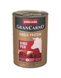 Grancarno Hundefutter Junior, Nassfutter Für Hunde im Wachstum, Rind und Huhn, 6Er Pack 400 g