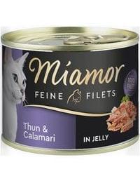 Miarmor Feine Filets Katzennassfutter, Huhn & Schinken 12 x 185 g