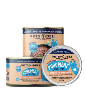 Pets Deli Pure Meat Känguru mit Katzenminze