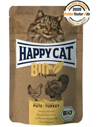 Happy Cat Bio Huhn mit Pute