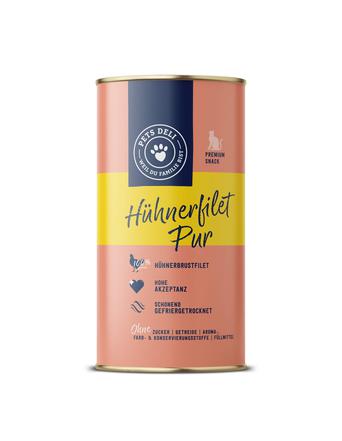 Pets Deli Hühnerbrustfilet - Gefriergetrocknet - Getreidefrei, Zuckerfrei