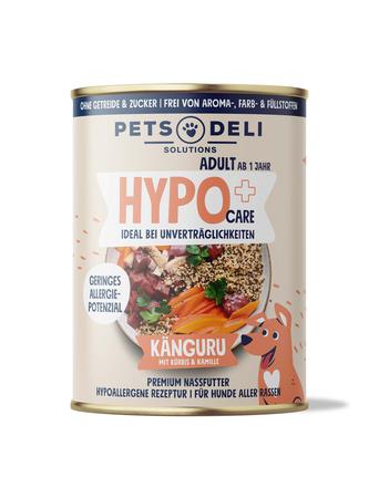 Pets Deli Sensitive Nass - Känguru - Hypoallergen - Kürbis, Quinoa, Kamille - Adult - Getreidefrei, Zuckerfrei