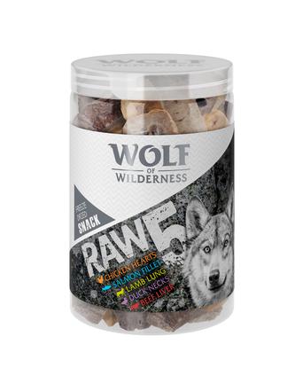 Wolf of Wilderness Snack - Raw 5 (Mix, Gefriergetrocknet) - Sparpaket