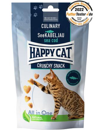 Happy Cat Culinary Crunchy Snack See-Kabeljau