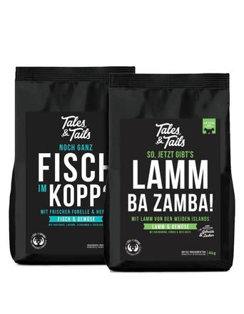 Tales & Tails Zweier Paket Trockenfutter 4Kg