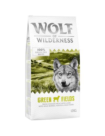 Wolf of Wilderness Adult Green Fields Lamm - Getreidefrei