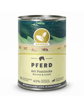 Natural Pferd mit Pastinake & Leinöl