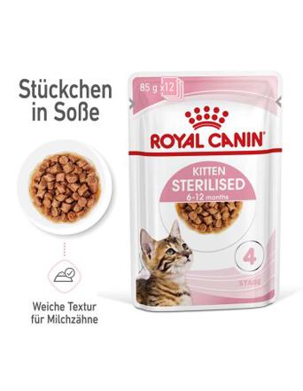 Royal Canin Kitten Sterilised in Soße