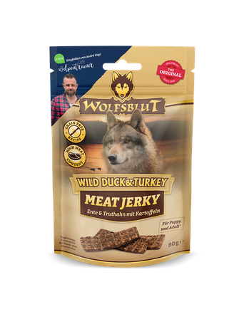 Wolfsblut Wild Duck & Turkey Meat Jerky Snack