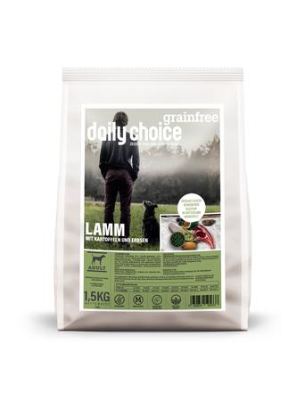 daily choice Grainfree Lamm mit Kartoffeln und Erbsen