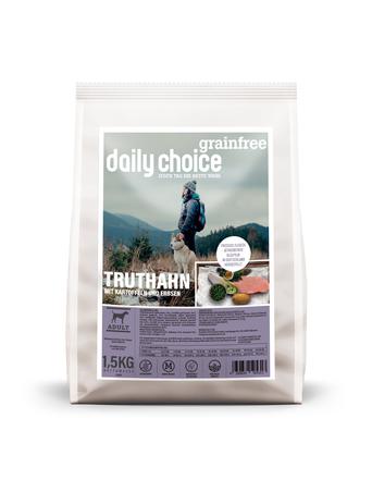 daily choice Grainfree Truthahn mit Kartoffeln und Erbsen