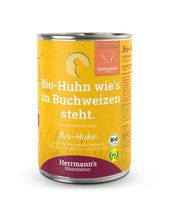 Herrmann's Selection Adult Bio Huhn mit Fenchel & Buchweizen