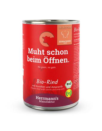 Herrmann's Selection Adult Bio Rind mit Karotten & Amaranth