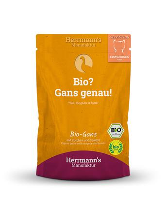 Herrmann's Selection Adult Bio Gans mit Zucchini & Tomaten