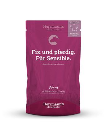 Herrmann's Selection Sensible Pferd mit Süßkartoffel & Zucchini