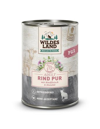 Wildes Land Pur Adult Rind mit Distelöl