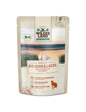 Wildes Land Bio Adult Huhn & Lachs mit Cranberry