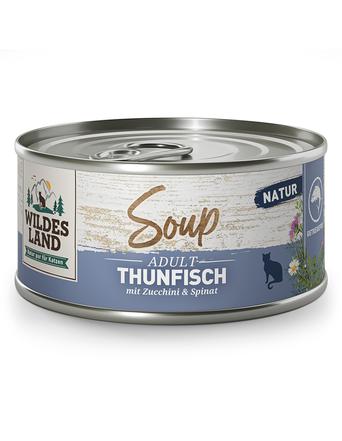 Wildes Land Soup Thunfisch mit Zucchini & Spinat