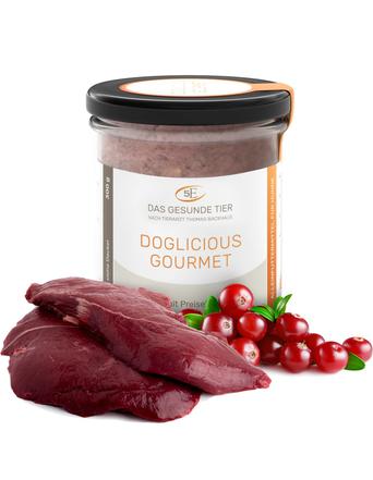 Das Gesunde Tier Premium Nassfutter Doglicious Gourmet - Wild & Rind