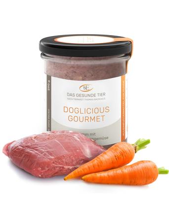 Das Gesunde Tier Premium Nassfutter Doglicious Gourmet - Lamm & Gartengemüse