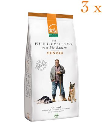 Defu Hund: Senior Bio-Geflügel - Vorteilspack