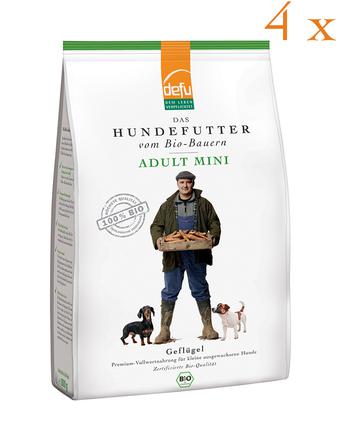 Defu Hund: Adult Mini Bio-Geflügel - Vorteilspack